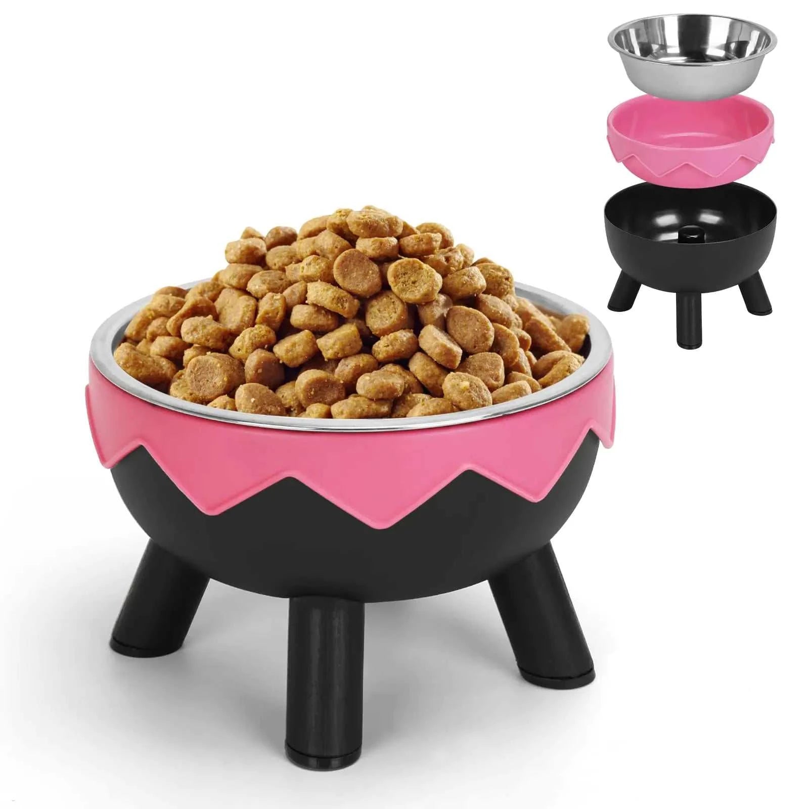 elevated cat feeding bowls