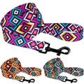 CollarDirect Aztec Dog Leash Nylon Tribal Pattern - 5 FT