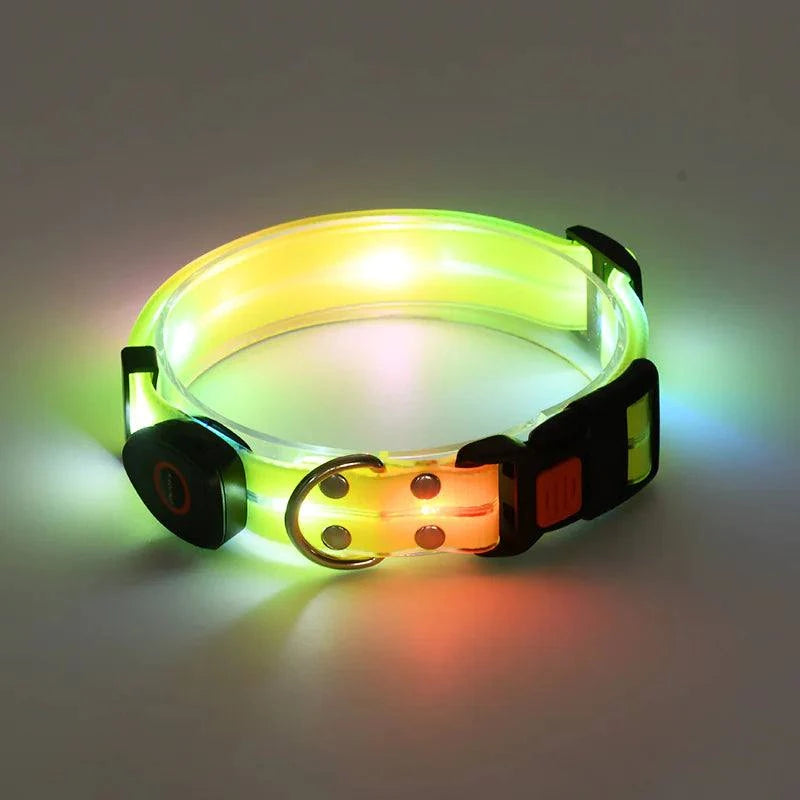 led-rechargeable-pet-collar