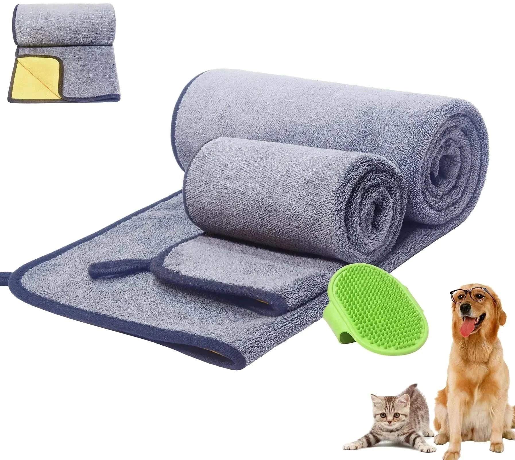 microfiber pet bath towels