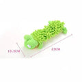 plush dog toys for chewing green plush toy designed for dogs, soft and cuddly for chewing playtime
